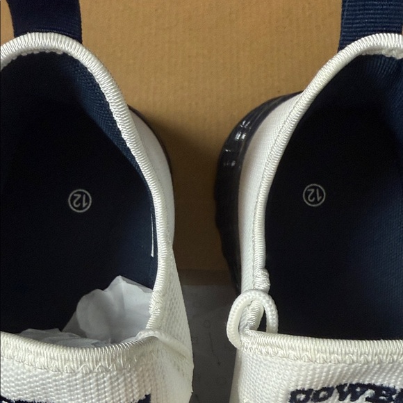🆕 FOCO Dallas Cowboys Gradient Midsole White Men's Sneakers ~ 12 - Picture 4 of 10